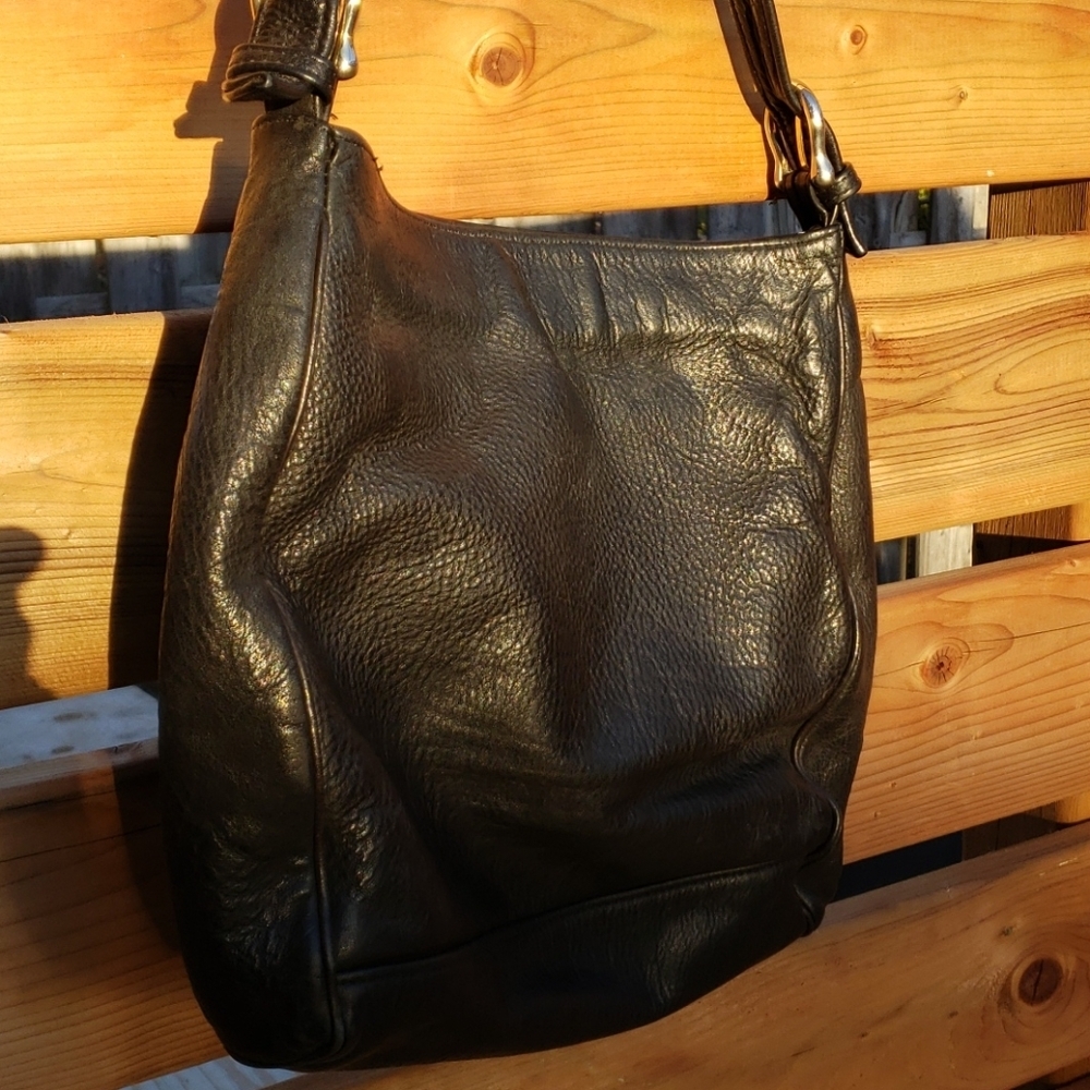 Vtg Holt Renfrew Leather Purse - Picture 3 of 7